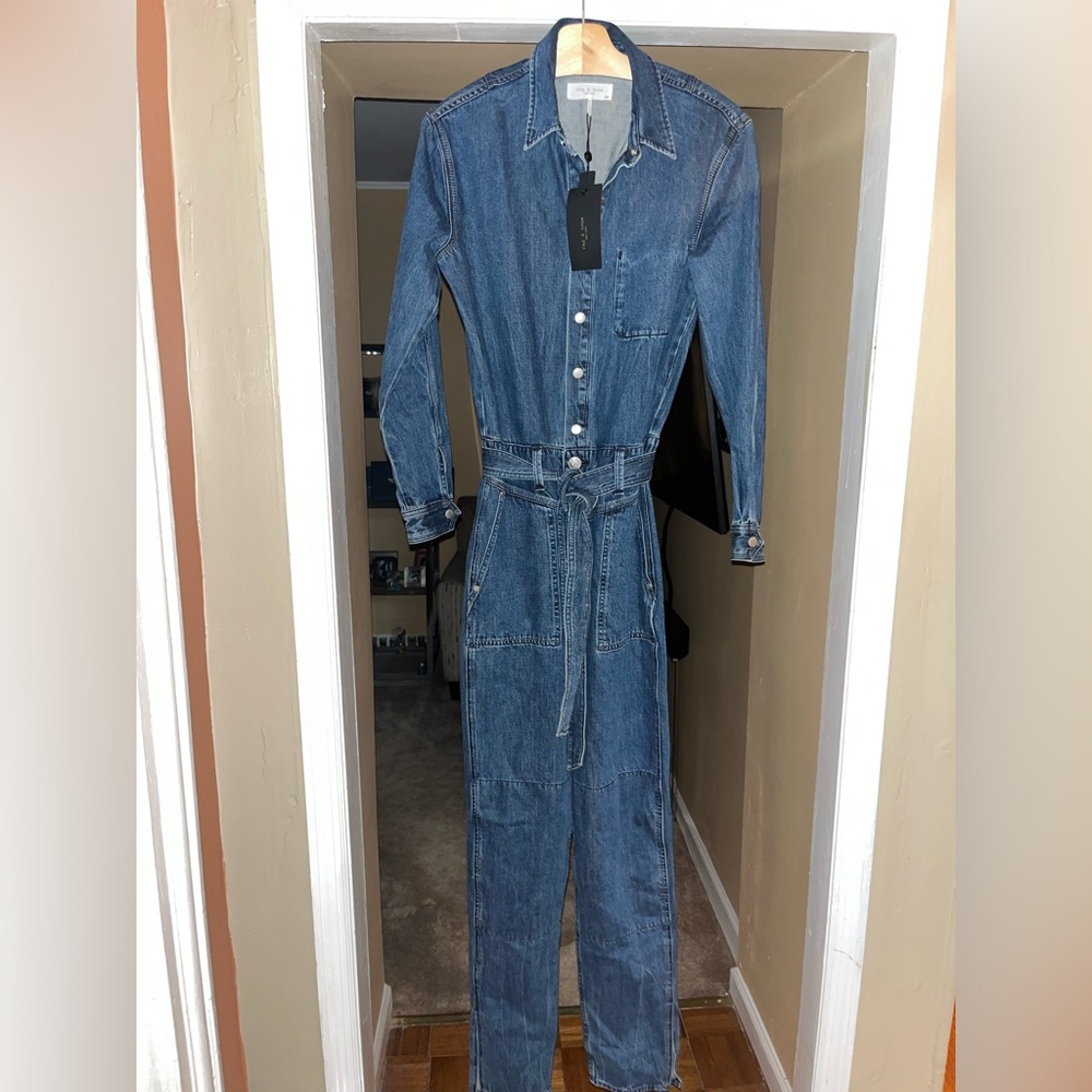 NEW Rag & Bone “Mia” denim jumpsuit
